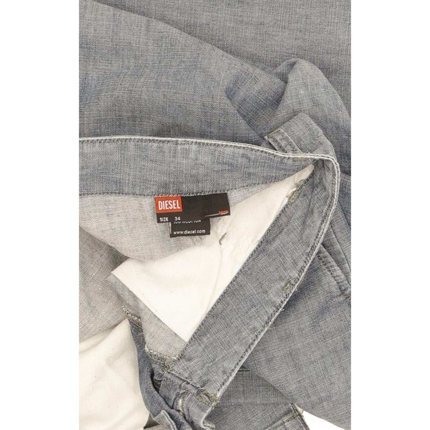 Diesel Men Blue Straight Regular Jeans W34 L33