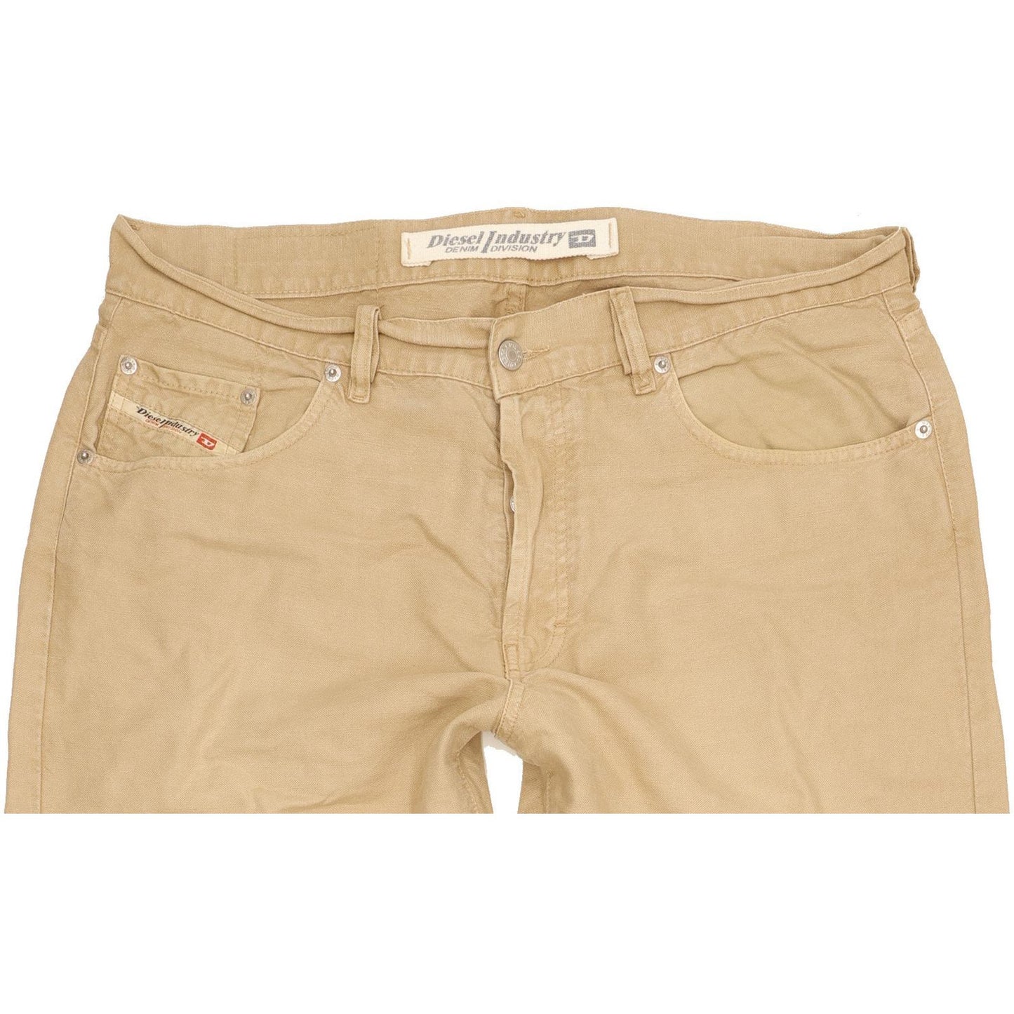 Diesel Cheyenne Men Beige Straight Regular Jeans W38 L33