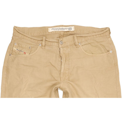 Diesel Cheyenne Men Beige Straight Regular Jeans W38 L33