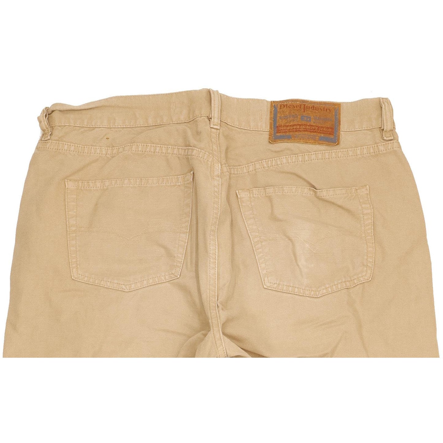 Diesel Cheyenne Men Beige Straight Regular Jeans W38 L33