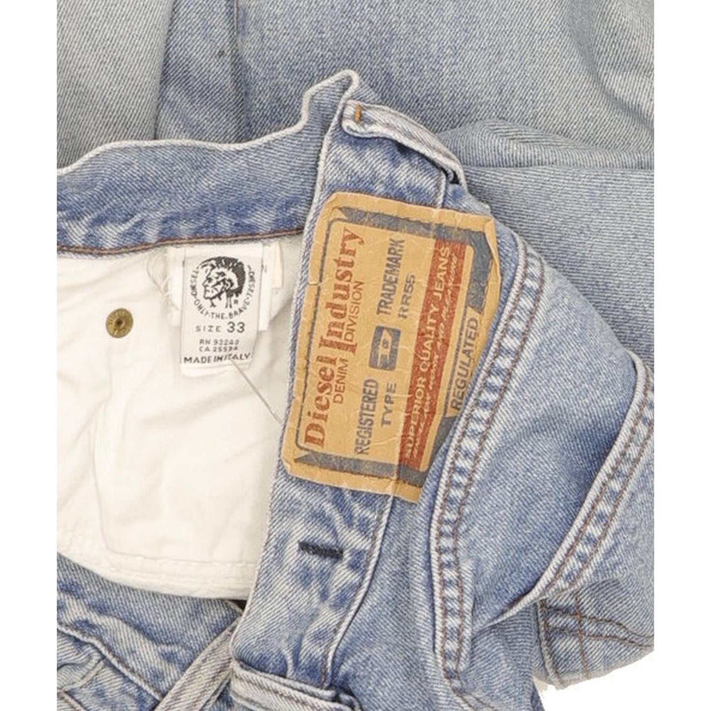 Diesel Cheyenne Men Blue Straight Regular Jeans W33 L32