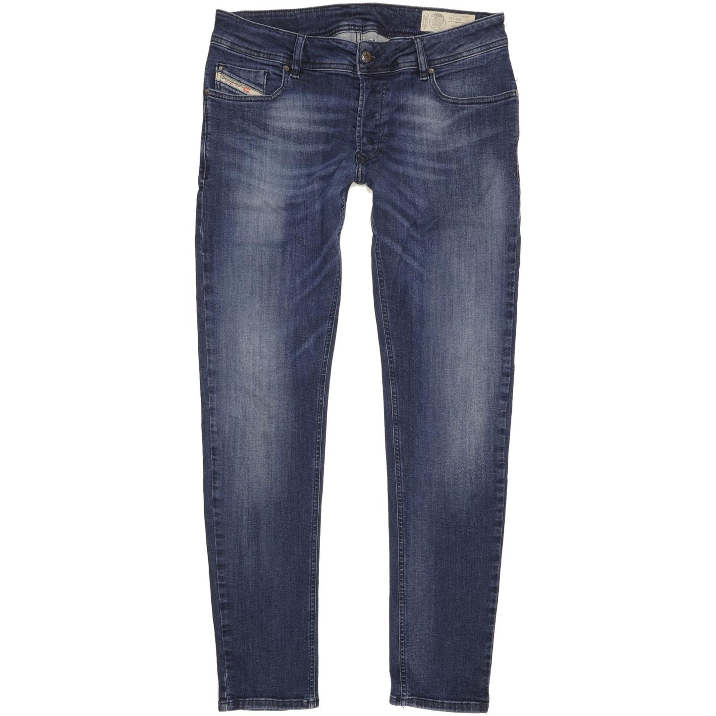 Diesel Troxer Men Blue Skinny Slim Stretch Jeans W34 L32