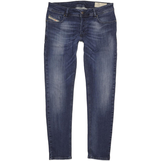 Diesel Troxer Men Blue Skinny Slim Stretch Jeans W34 L32