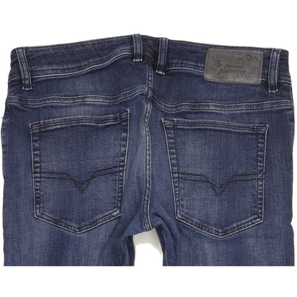 Diesel Troxer Men Blue Skinny Slim Stretch Jeans W34 L32