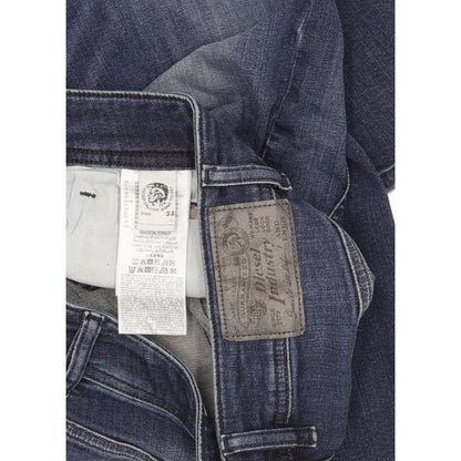Diesel Troxer Men Blue Skinny Slim Stretch Jeans W34 L32