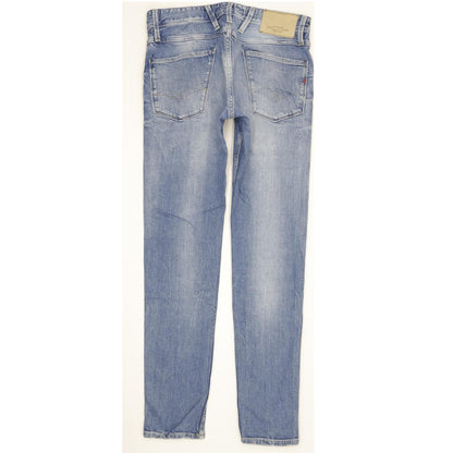 Replay Anbass Men Blue Skinny Slim Stretch Jeans W30 L31