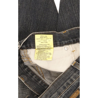 Wrangler Men Blue Straight Regular Jeans W34 L34