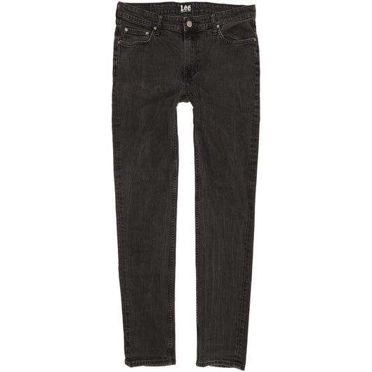 Lee Black Skinny Slim Stretch Jeans W33 L33