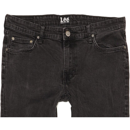 Lee Black Skinny Slim Stretch Jeans W33 L33