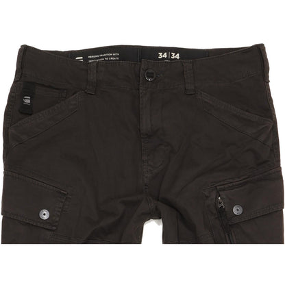 G-Star Roxic Men Black Tapered Regular Stretch Jeans W34 L34
