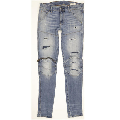 G-Star 5620 3D Men Blue Skinny Slim Stretch Jeans W32 L34