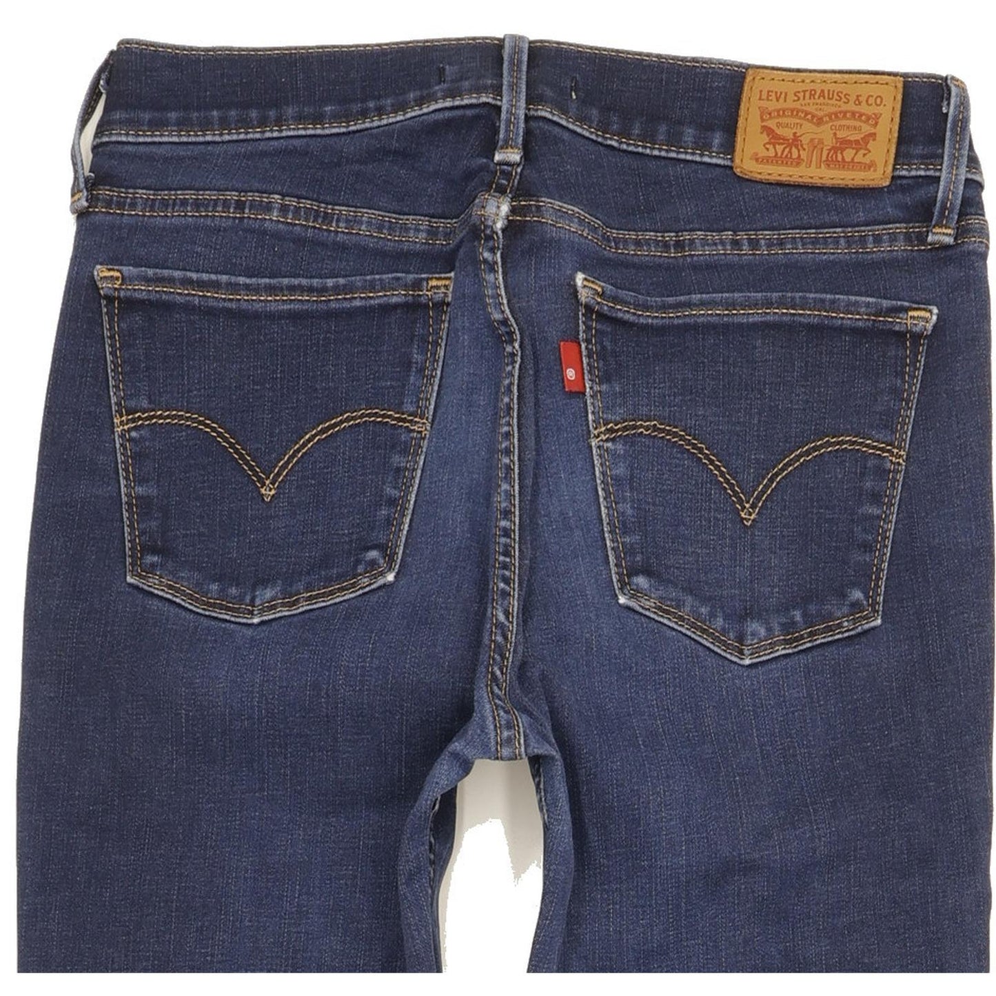 Levi's 710 Super Men Blue Skinny Slim Stretch Jeans W28 L30