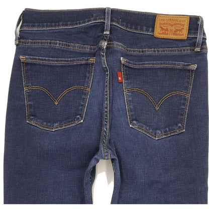 Levi's 710 Super Men Blue Skinny Slim Stretch Jeans W28 L30