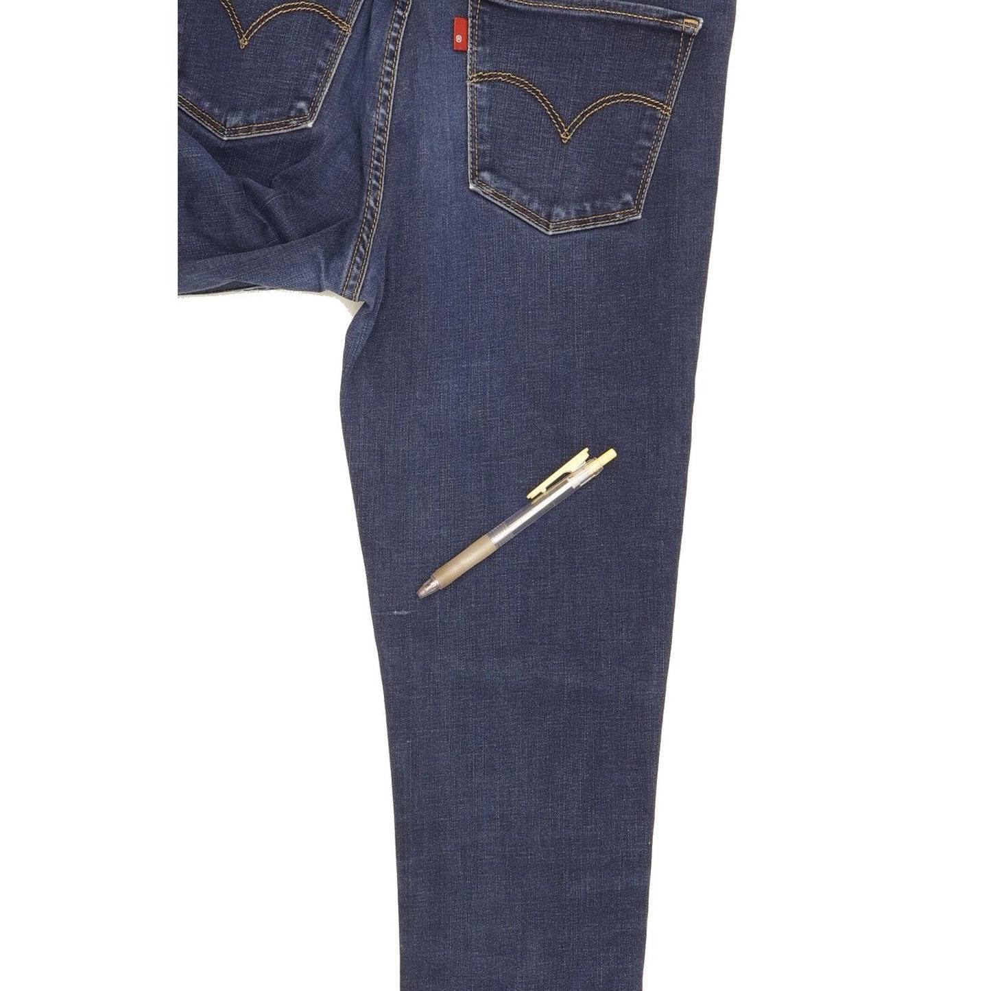 Levi's 710 Super Men Blue Skinny Slim Stretch Jeans W28 L30