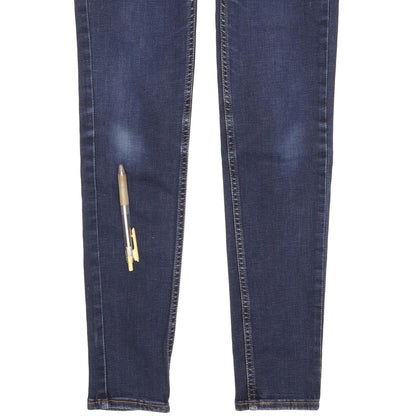 Levi's 710 Super Men Blue Skinny Slim Stretch Jeans W28 L30