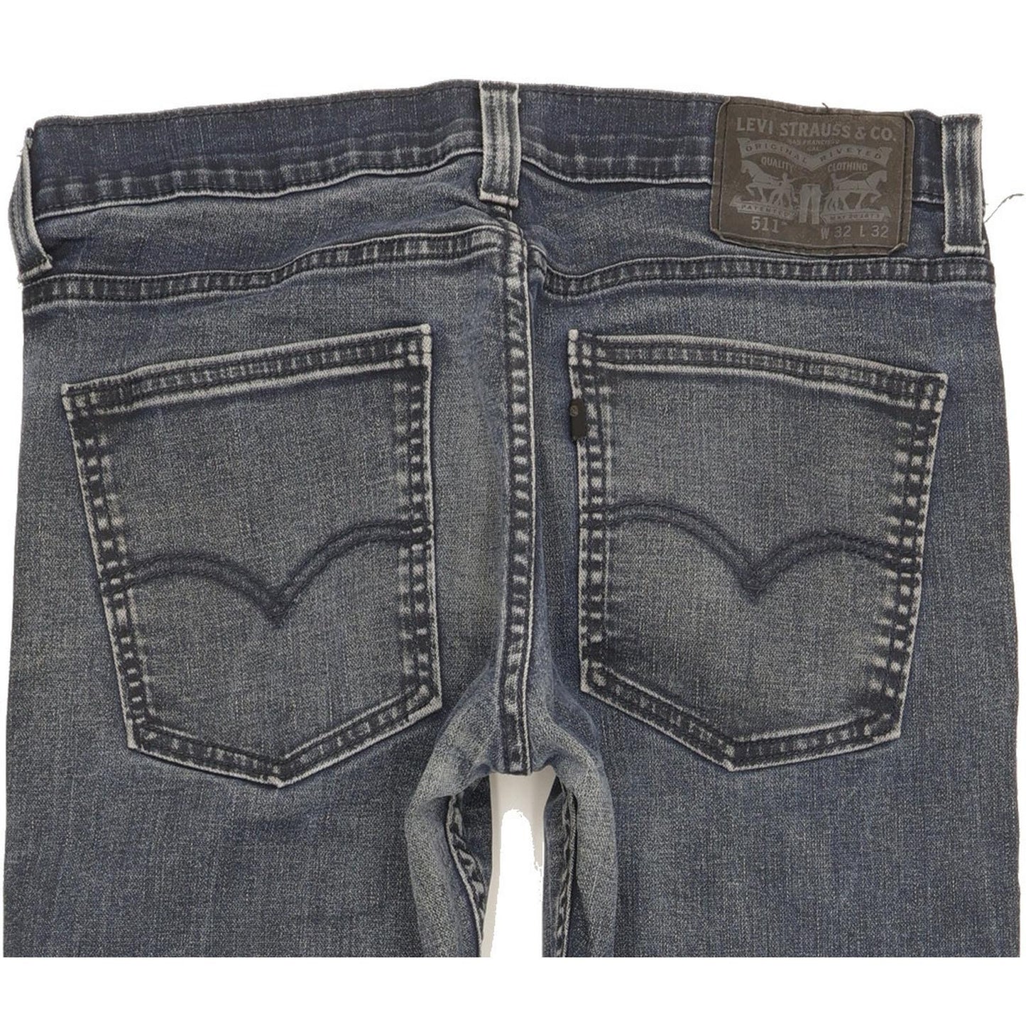Levi's 511 Men Blue Straight Slim Stretch Jeans W32 L31
