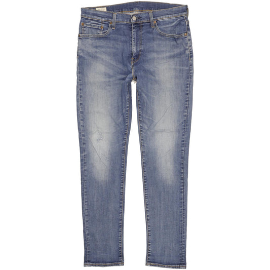 Levi's 512 Men Blue Tapered Slim Stretch Jeans W33 L32