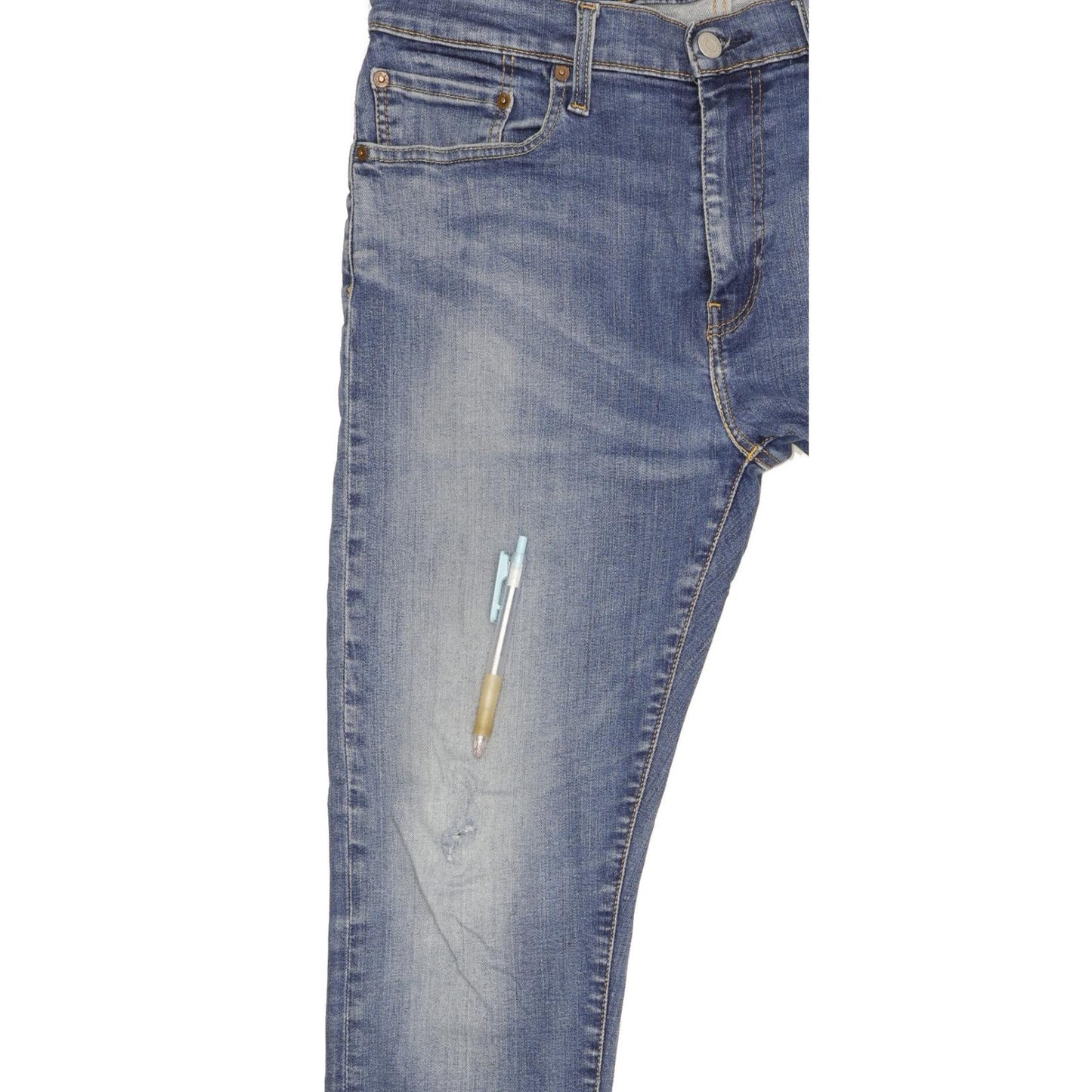 Levi's 512 Men Blue Tapered Slim Stretch Jeans W33 L32