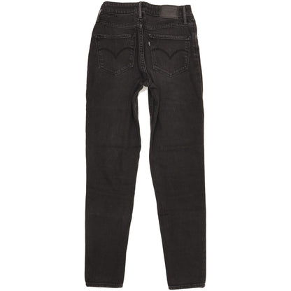 Levi's 721 Women Black Skinny Slim Stretch Jeans W27 L30