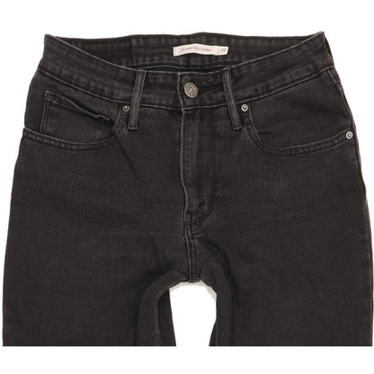 Levi's 721 Women Black Skinny Slim Stretch Jeans W27 L30