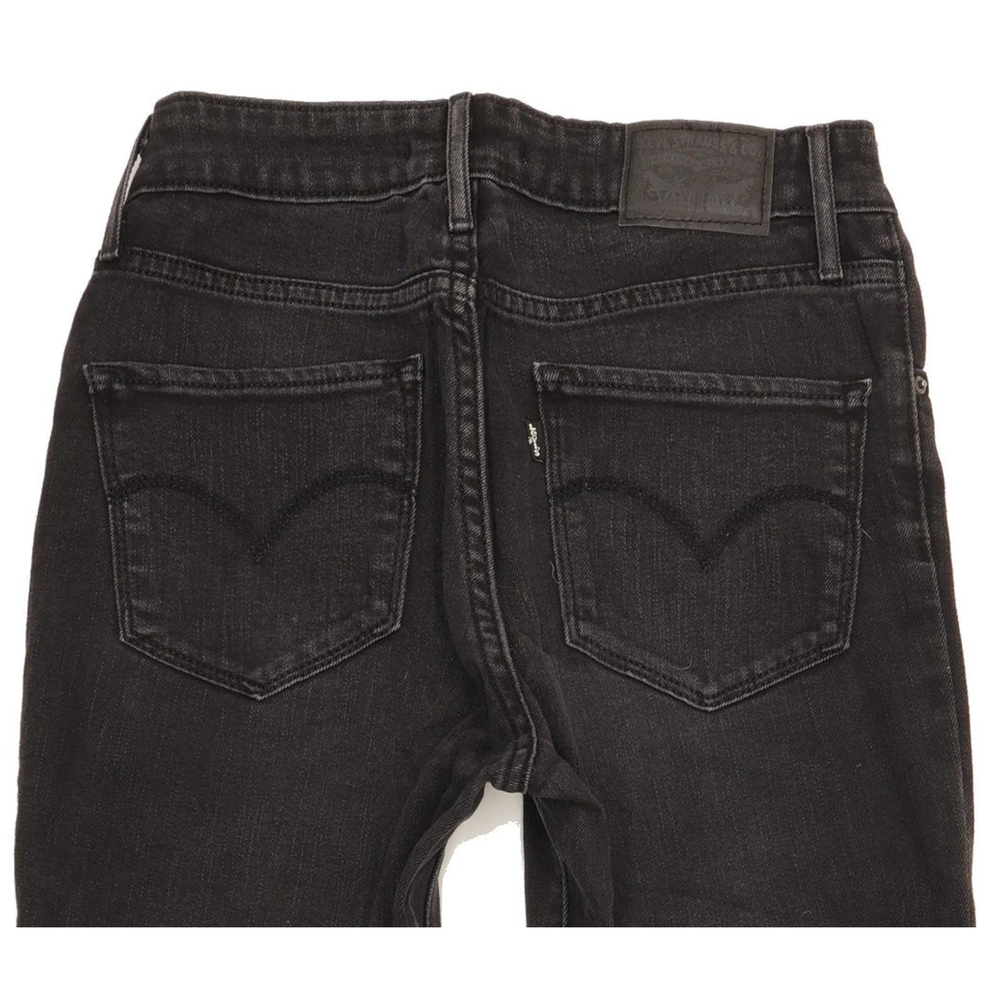 Levi's 721 Women Black Skinny Slim Stretch Jeans W27 L30