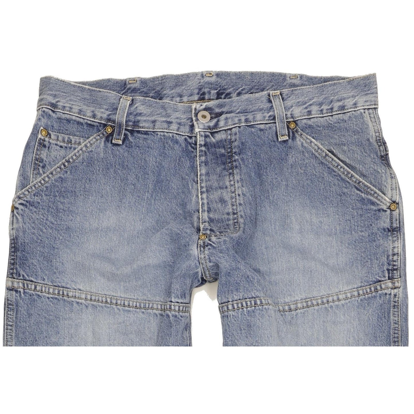 G-Star Elwood Men Blue Straight Regular Jeans W34 L36