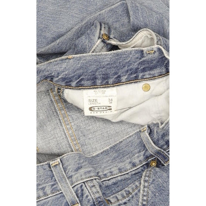 G-Star Elwood Men Blue Straight Regular Jeans W34 L36