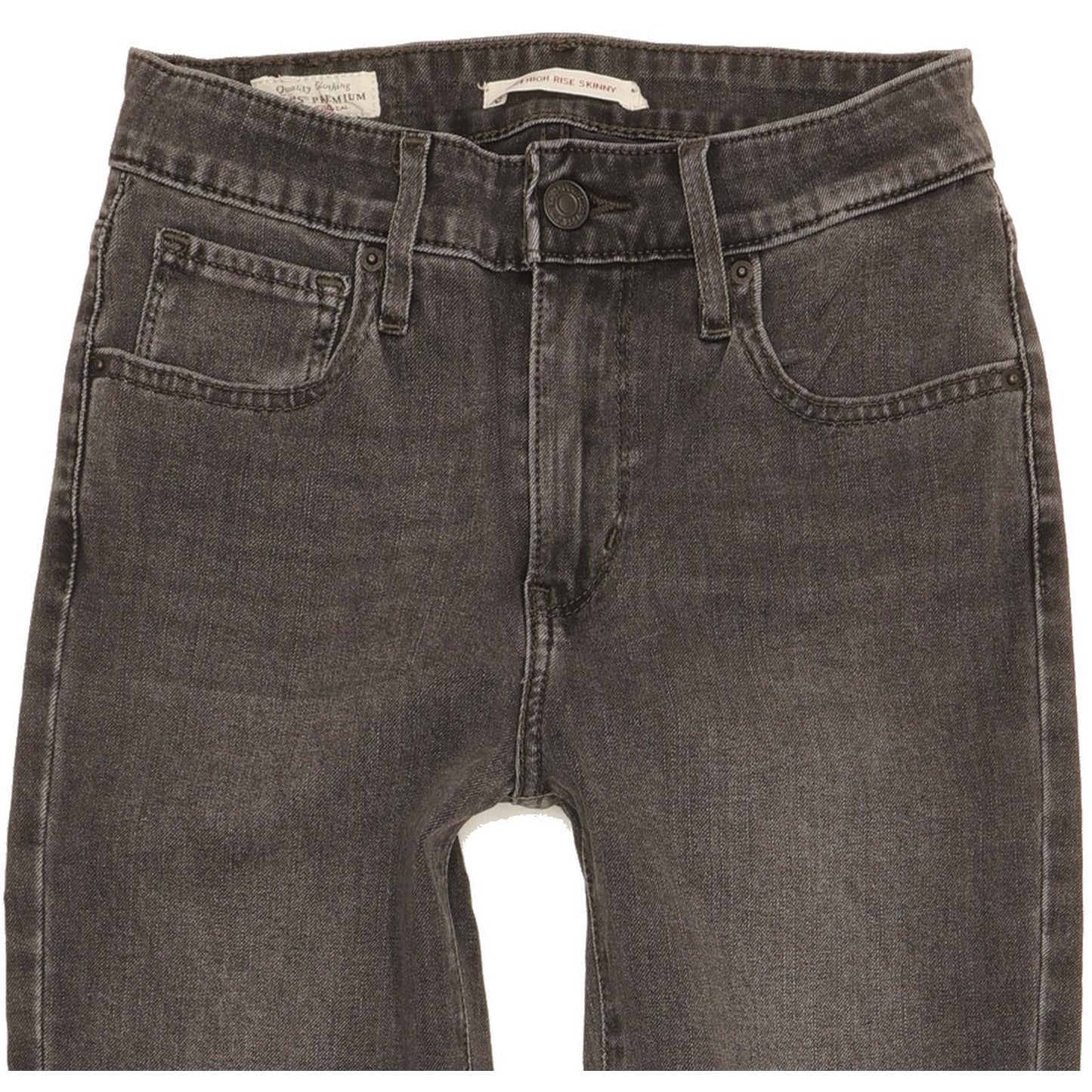 Levi's 721 Women Black Skinny Slim Jeans W23 L30