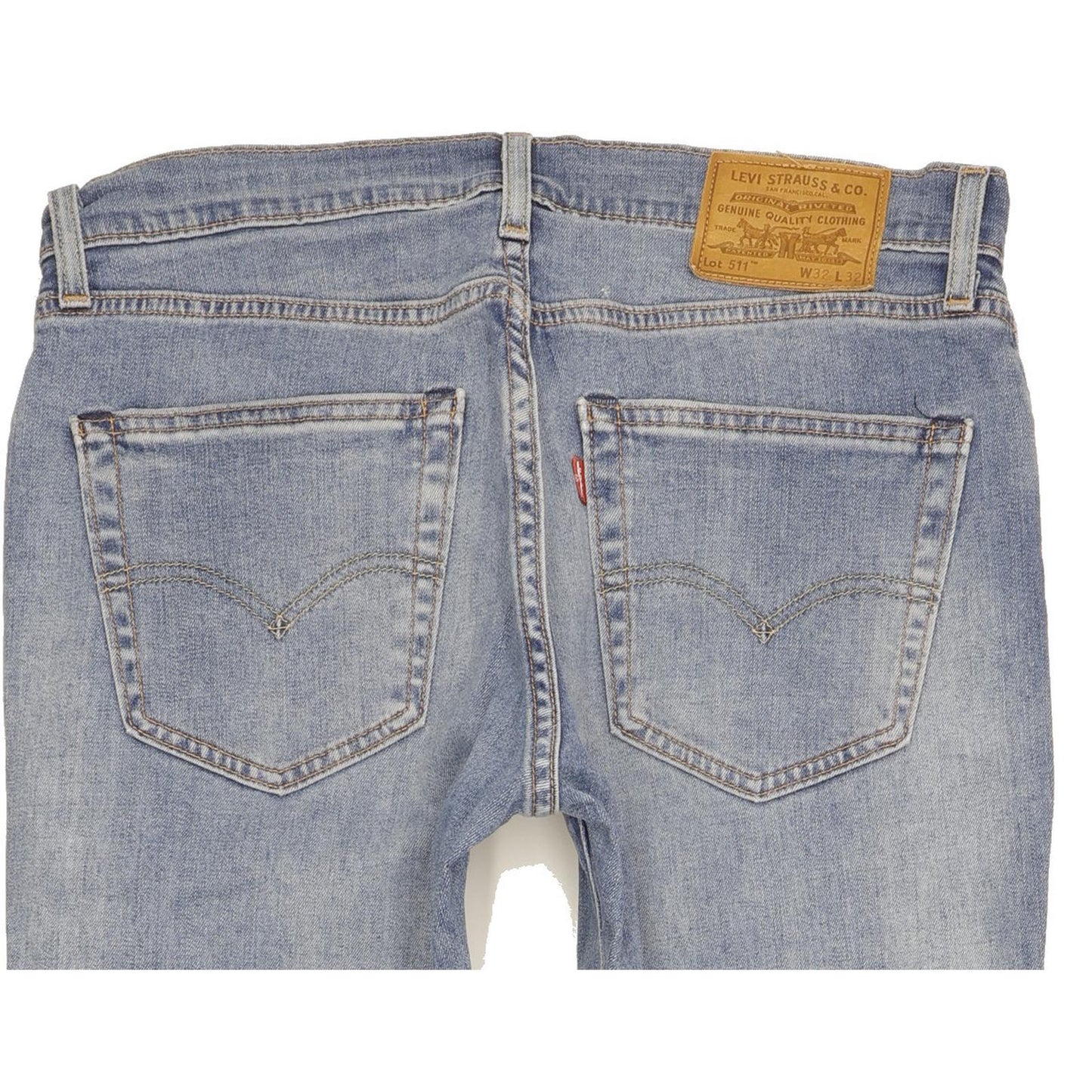 Levi's 511 Men Blue Straight Slim Stretch Jeans W32 L32