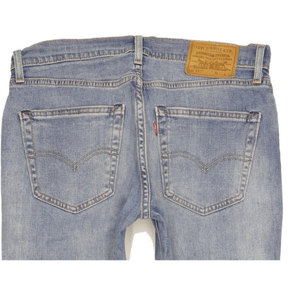 Levi's 511 Men Blue Straight Slim Stretch Jeans W32 L32
