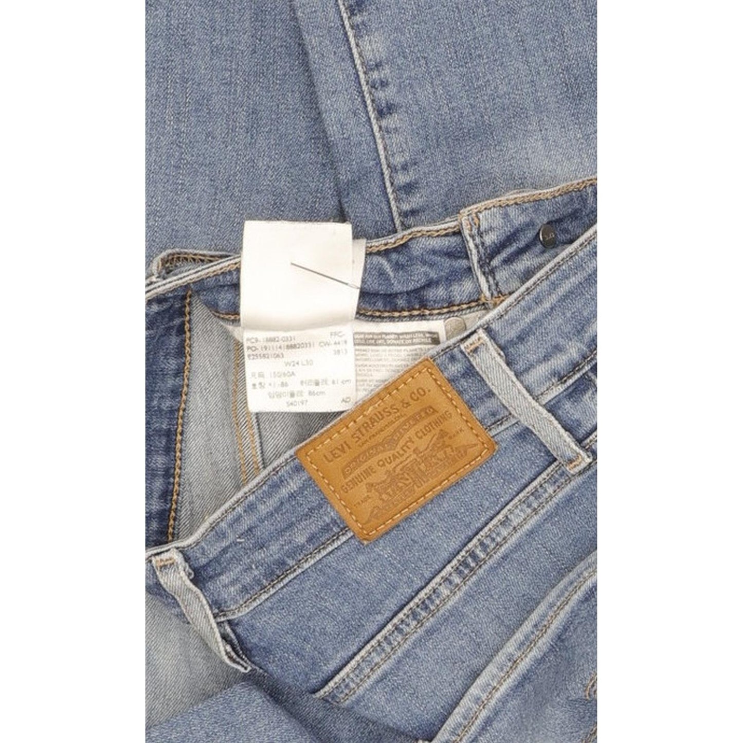 Levi's 721 Women Blue Skinny Slim Stretch Jeans W24 L30