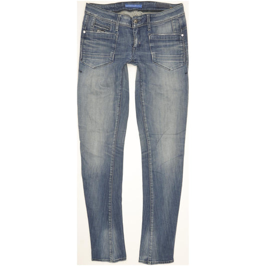 G-Star Women Blue Skinny Slim Stretch Jeans W29 L34