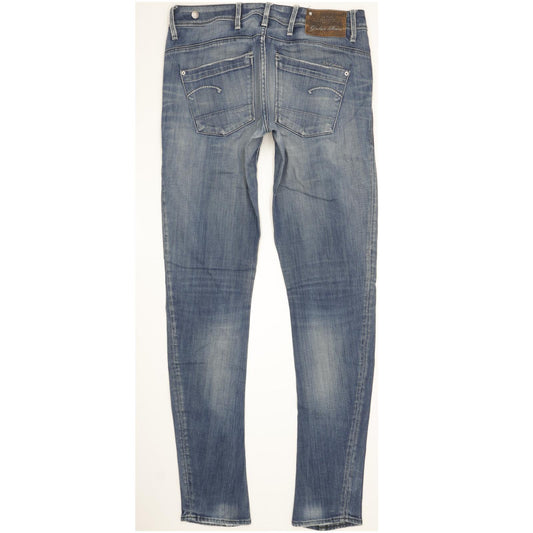 G-Star Women Blue Skinny Slim Stretch Jeans W29 L34