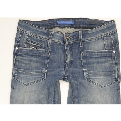 G-Star Women Blue Skinny Slim Stretch Jeans W29 L34