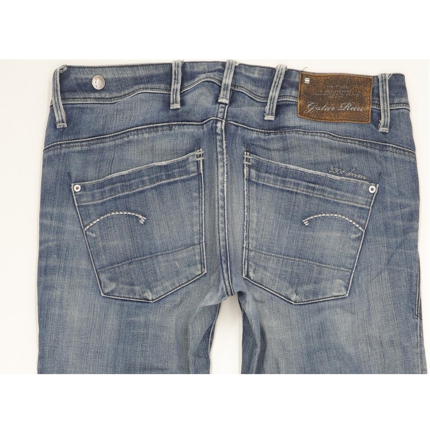 G-Star Women Blue Skinny Slim Stretch Jeans W29 L34