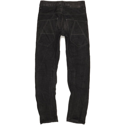 G-Star A Crotch 3D Men Black Tapered Regular Stretch Jeans W30 L34