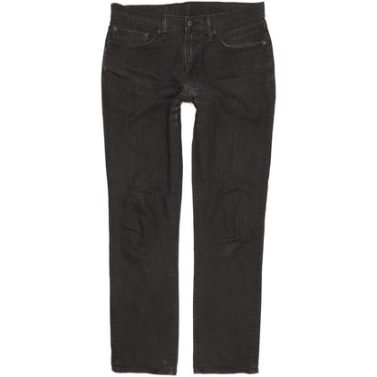 Levi's 511 Men Black Straight Slim Stretch Jeans W34 L32