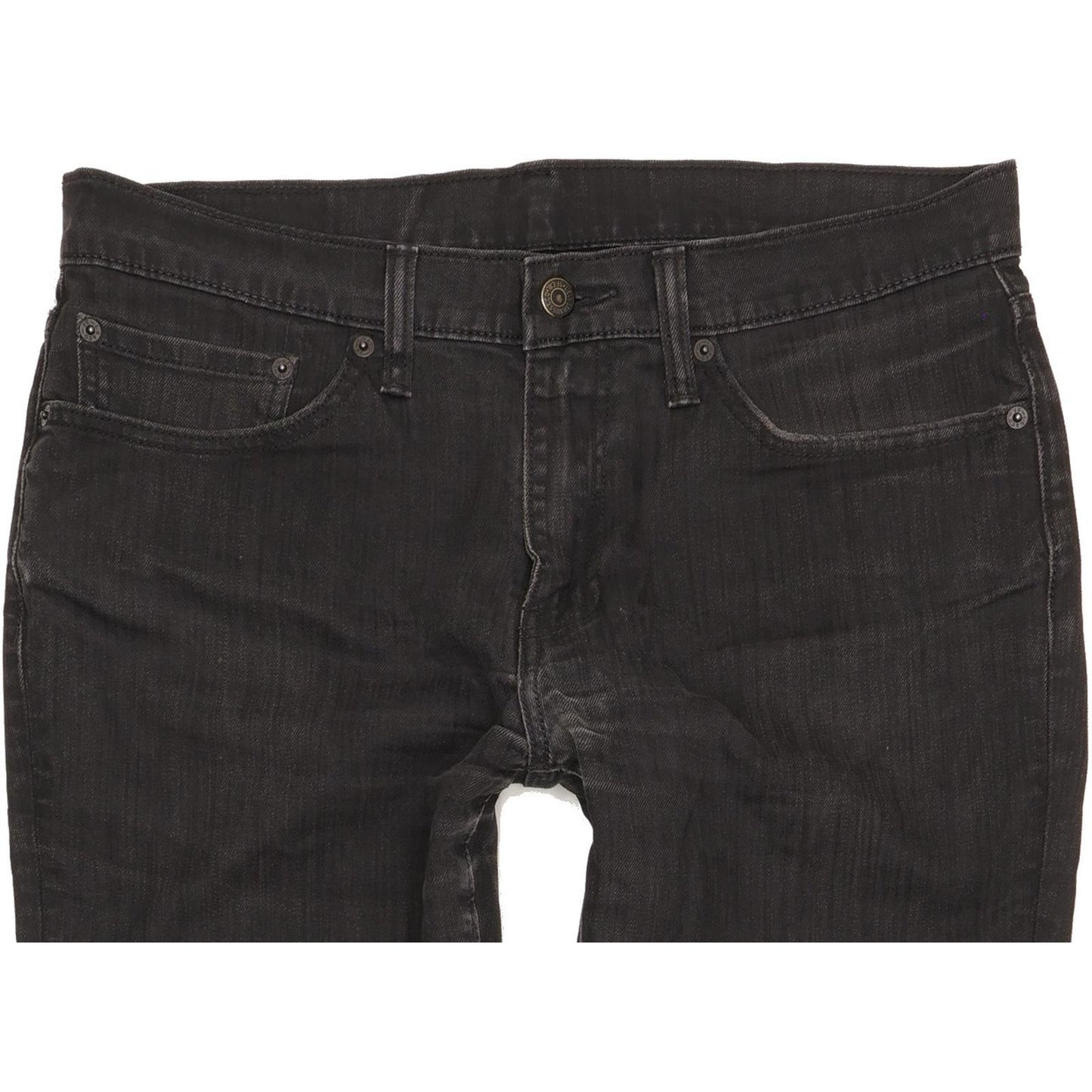 Levi's 511 Men Black Straight Slim Stretch Jeans W34 L32