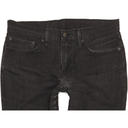 Levi's 511 Men Black Straight Slim Stretch Jeans W34 L32