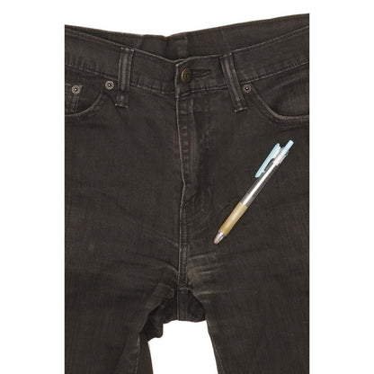 Levi's 511 Men Black Straight Slim Stretch Jeans W34 L32