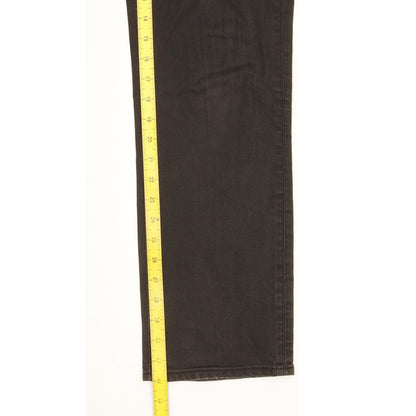 Levi's 511 Men Black Straight Slim Stretch Jeans W34 L32