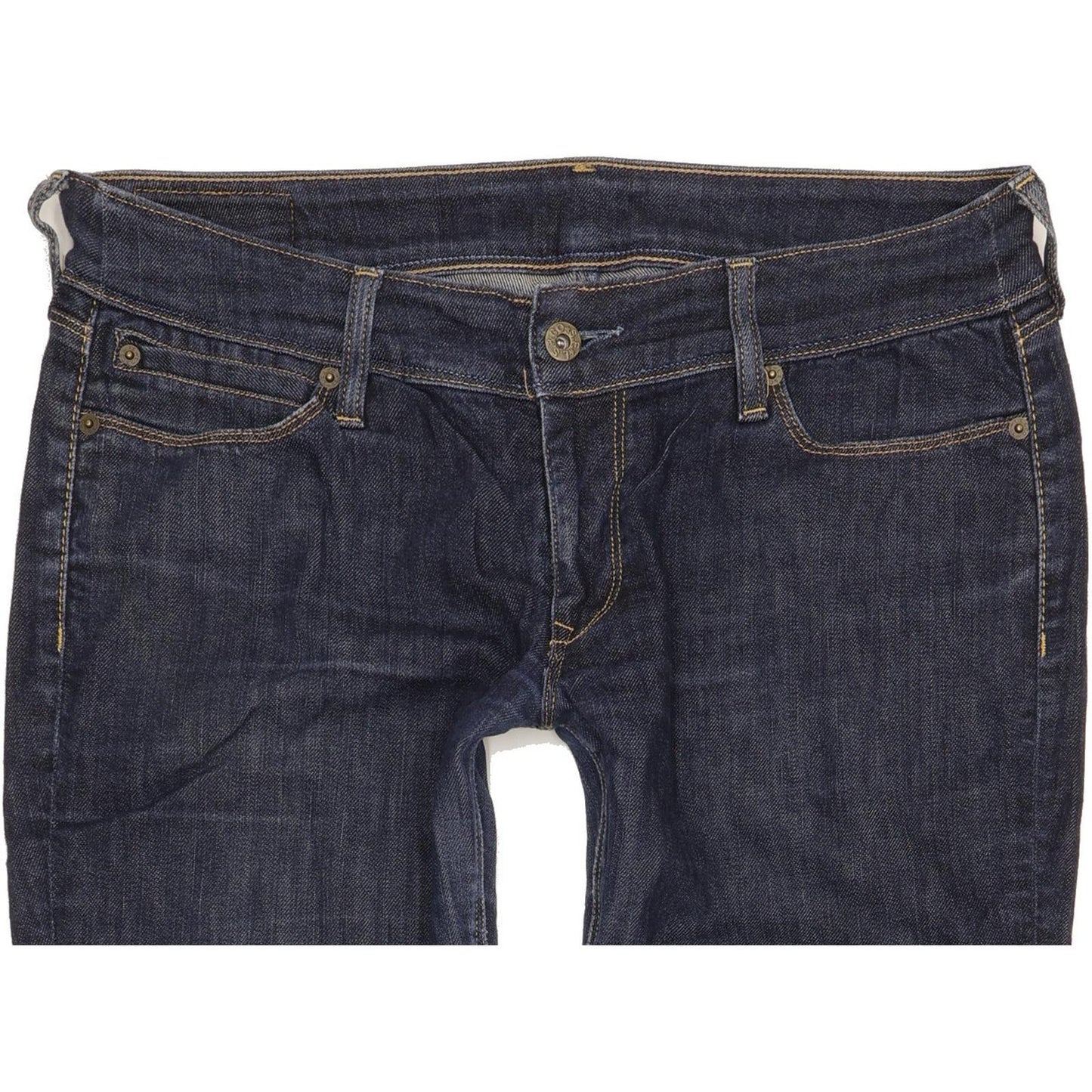 Levi's 571 Women Blue Straight Slim Stretch Jeans W34 L31