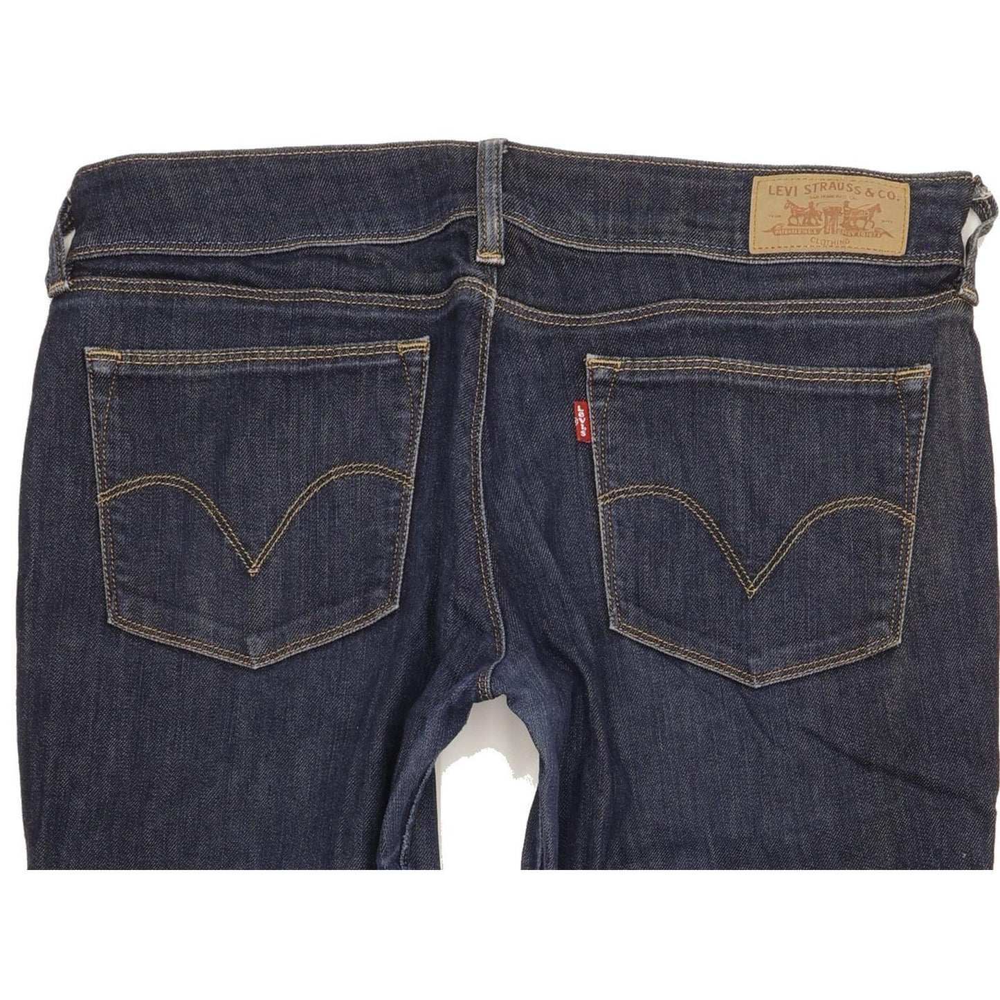 Levi's 571 Women Blue Straight Slim Stretch Jeans W34 L31