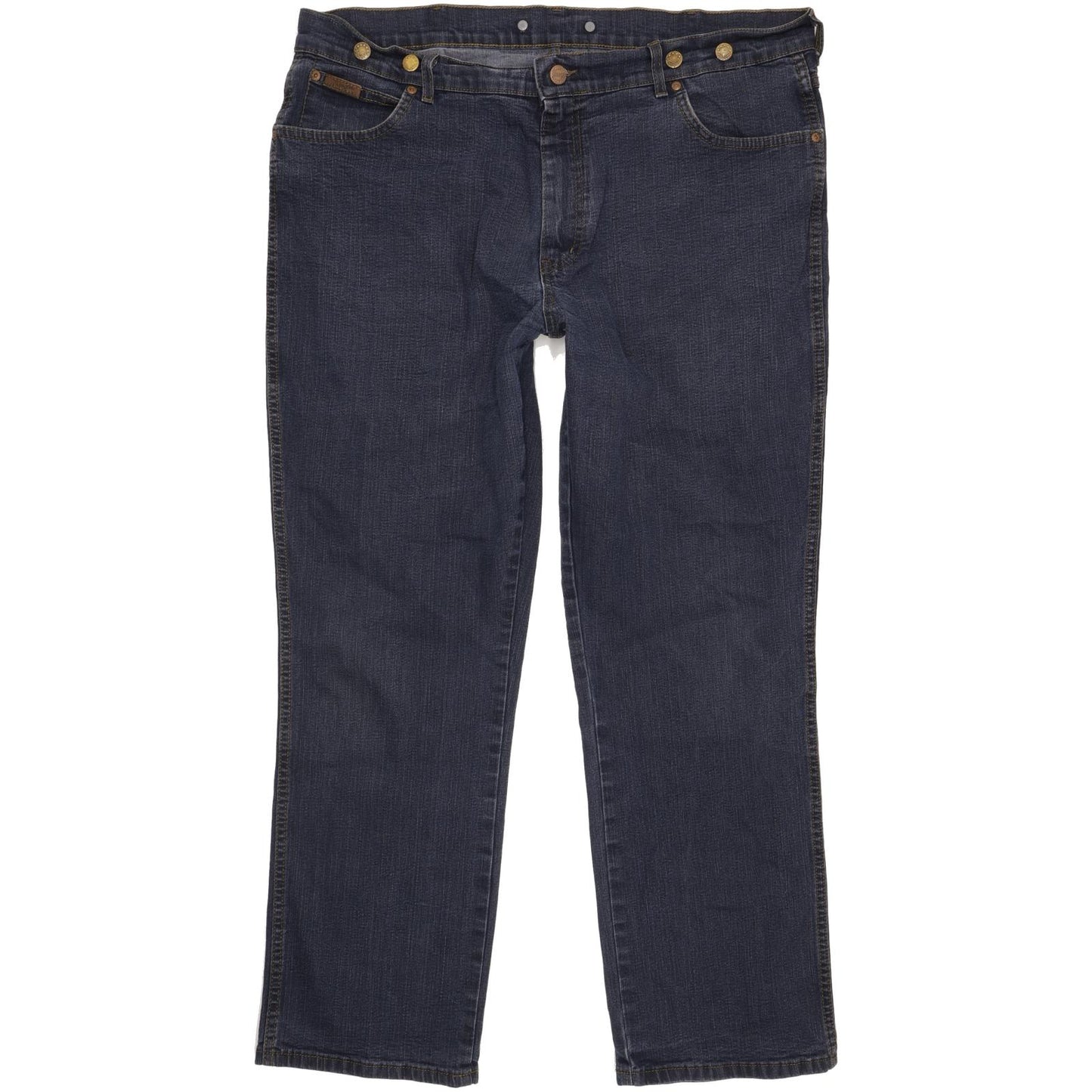 Wrangler Texas Men Blue Straight Regular Stretch Jeans W42 L31