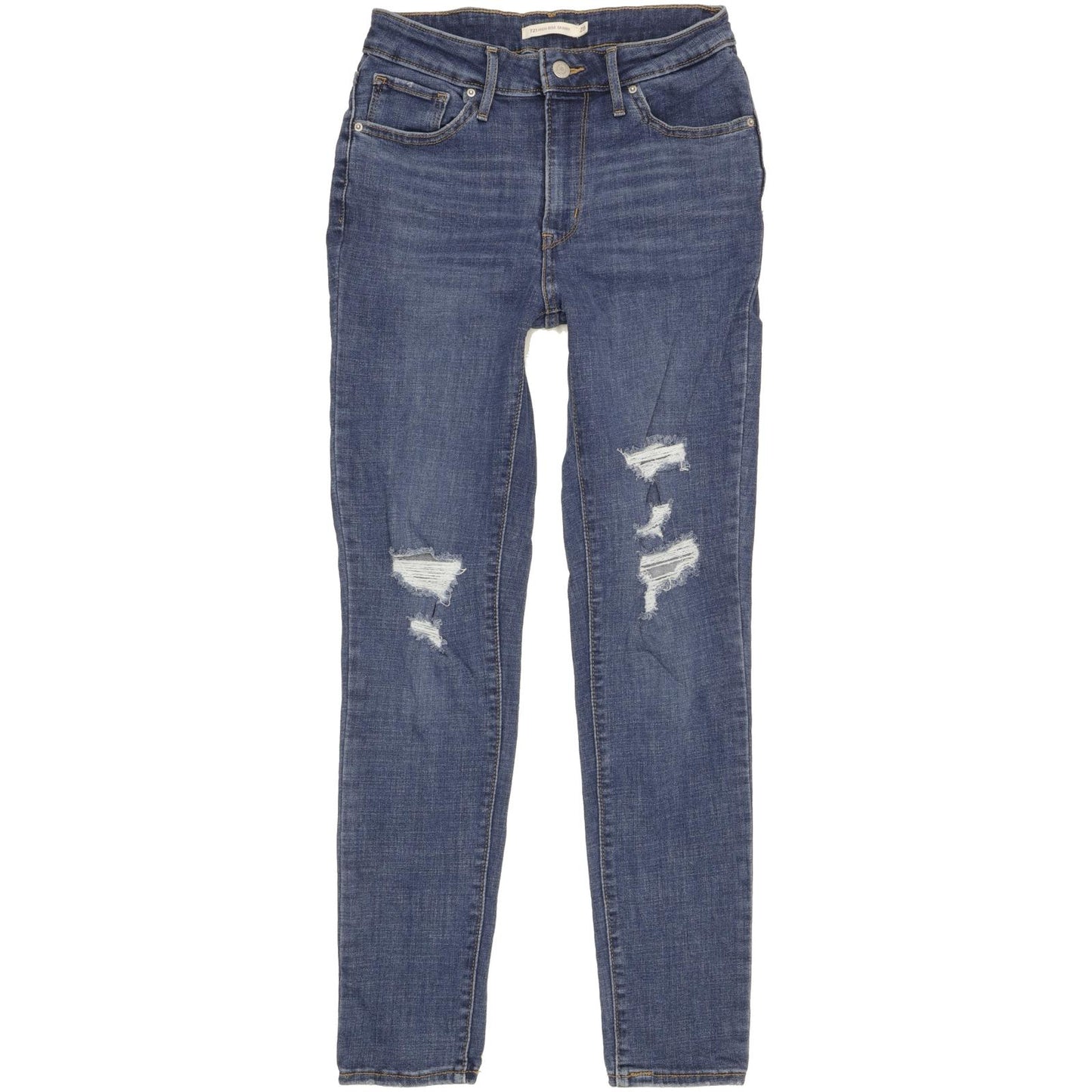 Levi's 721 Women Blue Skinny Slim Stretch Jeans W28 L29