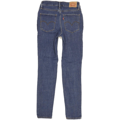 Levi's 721 Women Blue Skinny Slim Stretch Jeans W28 L29