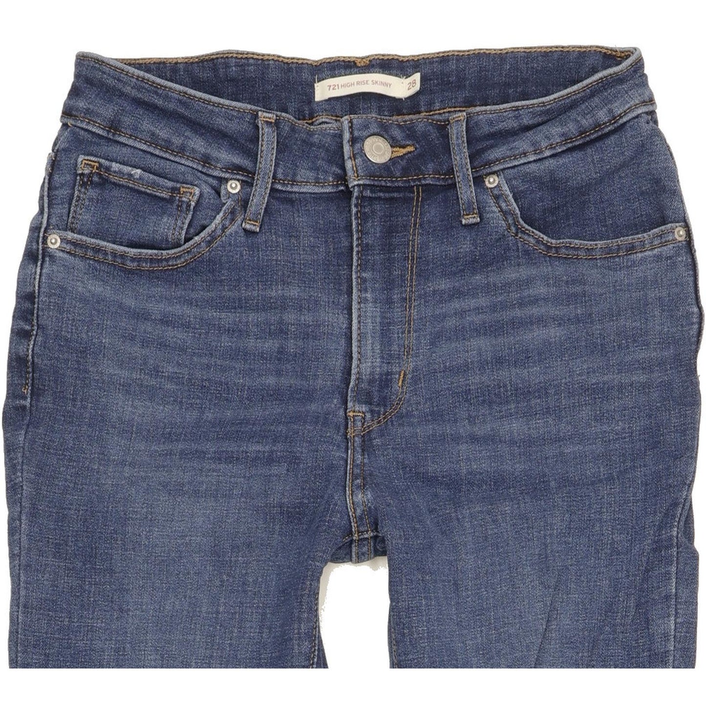 Levi's 721 Women Blue Skinny Slim Stretch Jeans W28 L29