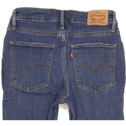 Levi's 721 Women Blue Skinny Slim Stretch Jeans W28 L29