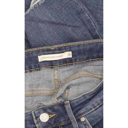 Levi's 721 Women Blue Skinny Slim Stretch Jeans W28 L29