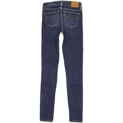Levi's 711 Women Blue Skinny Slim Stretch Jeans W25 L32